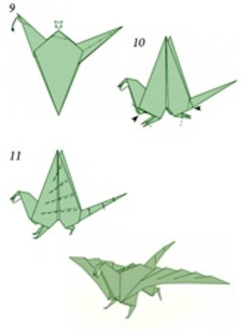 Как сделать из бумаги дракона